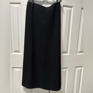 JohnPaulRichard UNIFORM Classic Black A Line Skirt, 10, floor length, fullylined